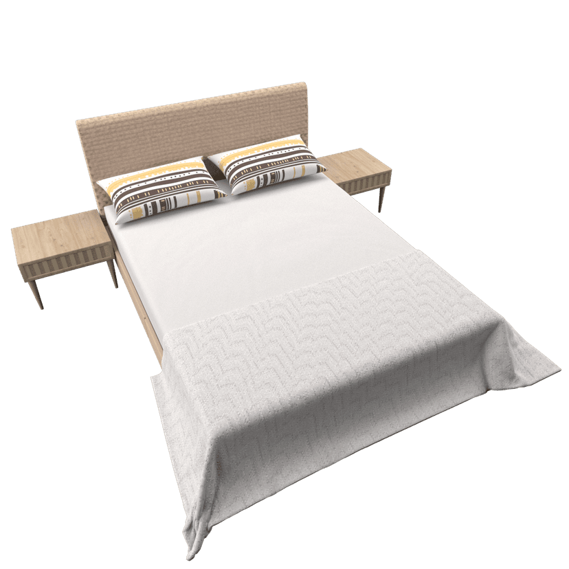 Japandi style Bed