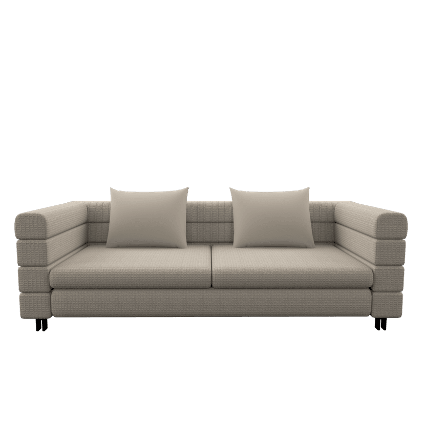 Eatonton Bouclé Sofa Couch 3 Seater Sofa